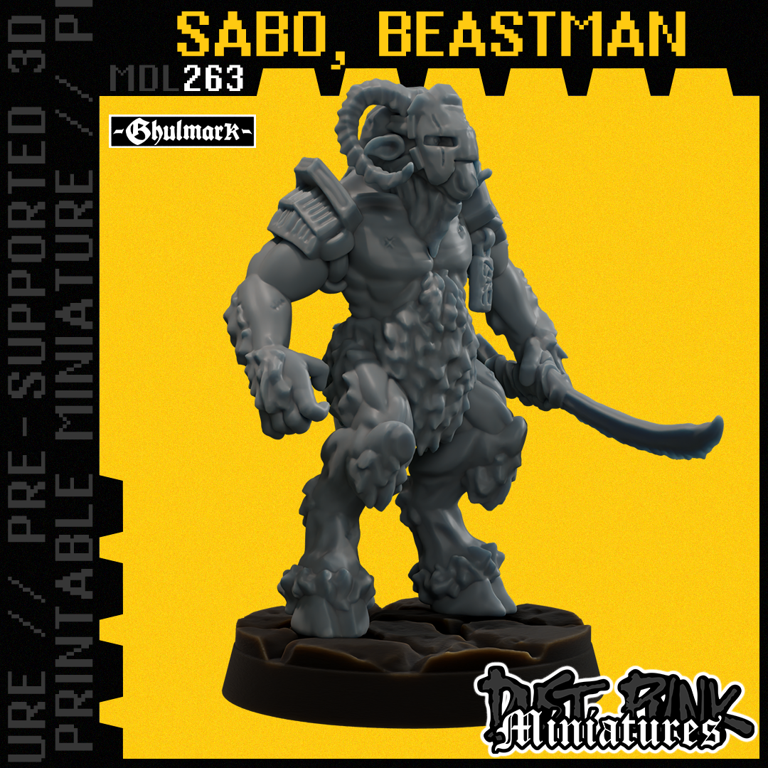 MDL263 SABO, BEASTMAN [PRE-SUPPORTED]